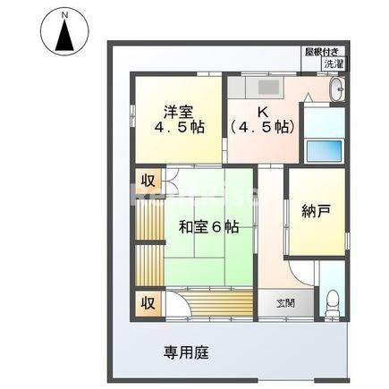 西市町貸家の間取り|間取図