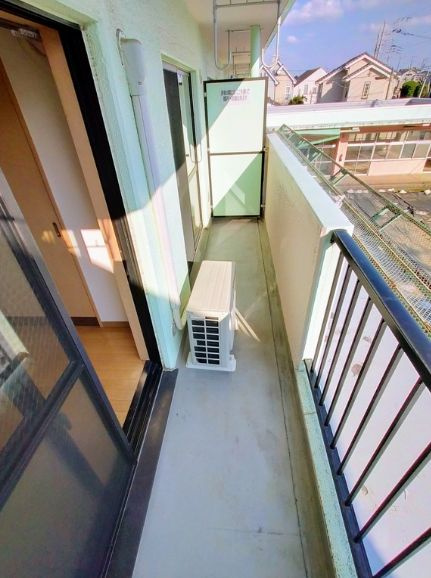 さいたま市浦和区木崎１丁目の賃貸マンションのバルコニー