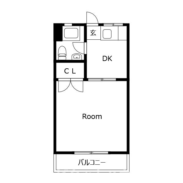 コーポ和修の間取り