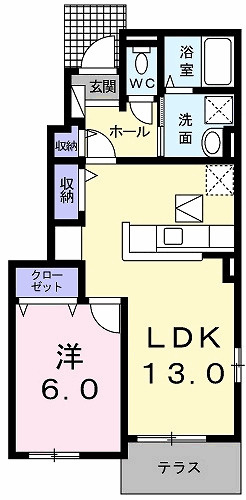 ミルトＤ　（ｍｉｌｄ）の間取り
