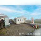 茅ヶ崎市堤　新築戸建の前面道路含む現地写真|4月13日撮影　建築中　現地外観