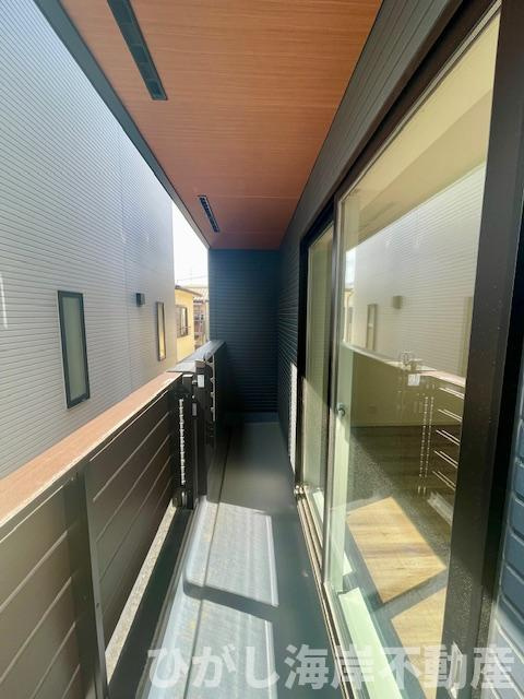 平塚市龍城ケ丘　新築戸建　全３棟のバルコニー|バルコニー