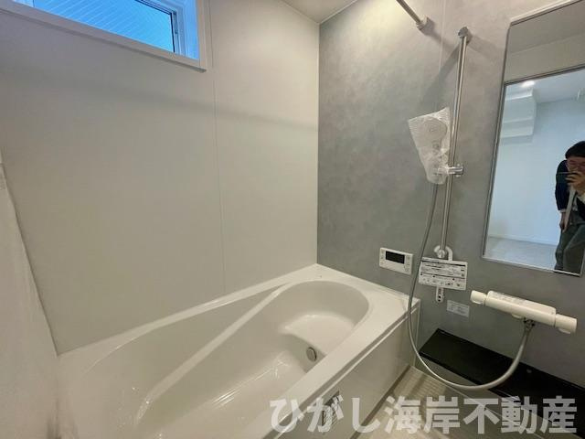 平塚市龍城ケ丘　新築戸建　全３棟の浴室|1坪タイプ　ユニットバス