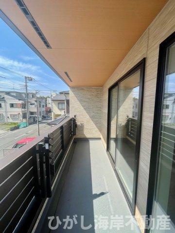 平塚市龍城ケ丘　新築戸建　全３棟のバルコニー|バルコニー