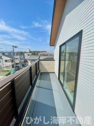 平塚市龍城ケ丘　新築戸建　全３棟のバルコニー|バルコニー