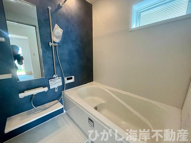 平塚市龍城ケ丘　新築戸建　全３棟の浴室|1坪タイプ　ユニットバス