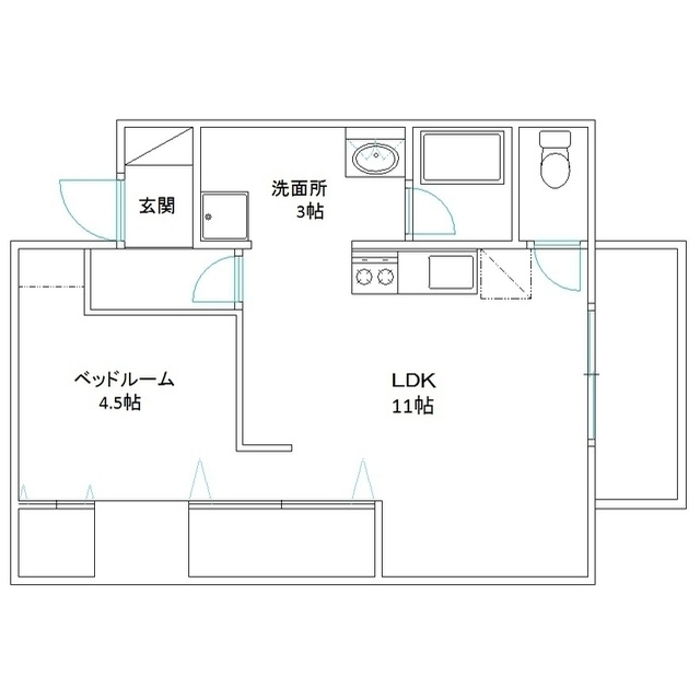 コーポレーションＴ＆Ｔの間取り