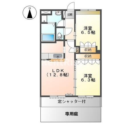 一宮市九品町４丁目のアパートの間取り|間取図
