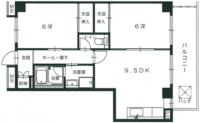 オハイオハイツの間取り