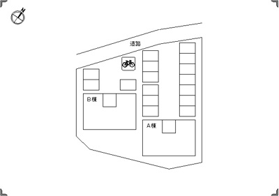 【区画図】 | アメニティ殿山　B棟