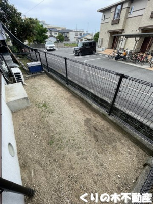 【庭】 | エクセルハイツ B棟 | お庭の付いた物件です