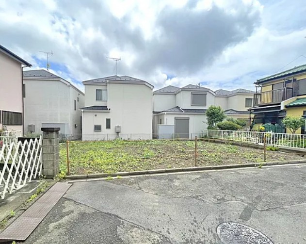 【土地】鶴ヶ島市下新田建築条件無し売地の外観|閑静な住宅街♪