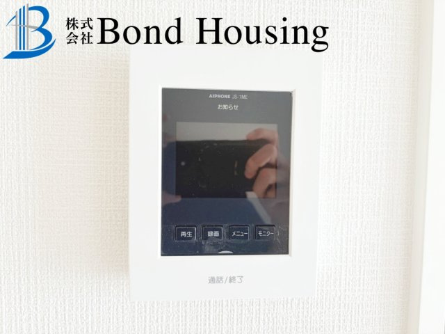 「SAFE365」「お車並列3台可」大久保町八木第3　全２棟2号棟の防犯設備