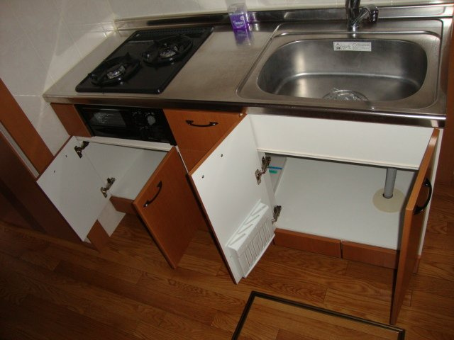 サンライフ　ハサマの収納|キッチン収納