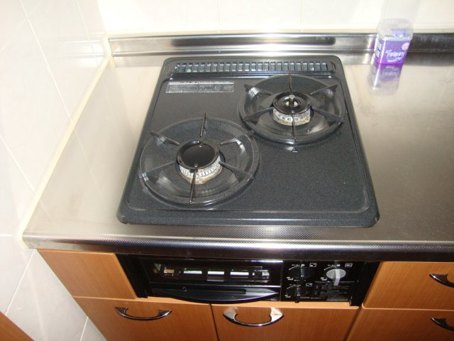 サンライフ　ハサマのキッチン|2口コンロ