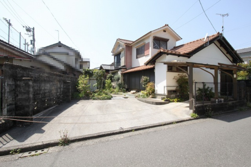 城北町　建築条件なし　売土地の外観