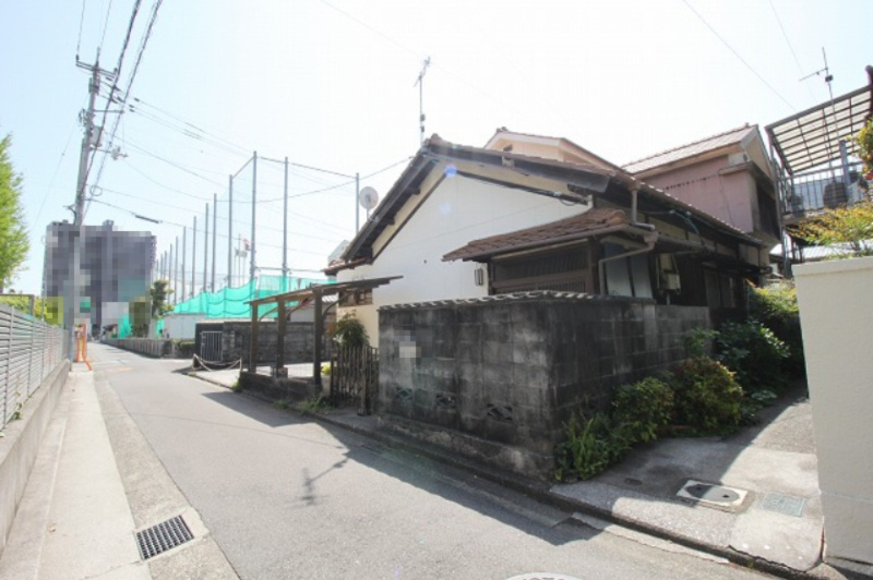 城北町　建築条件なし　売土地の外観