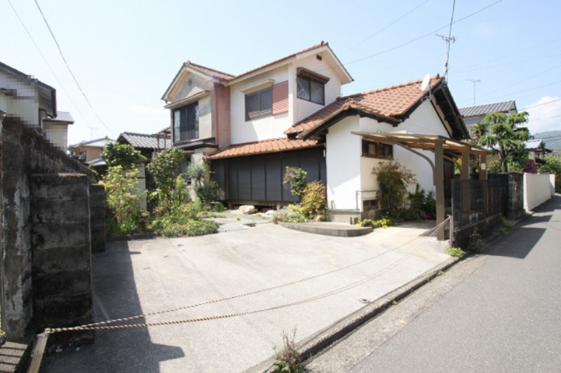 城北町　建築条件なし　売土地の外観