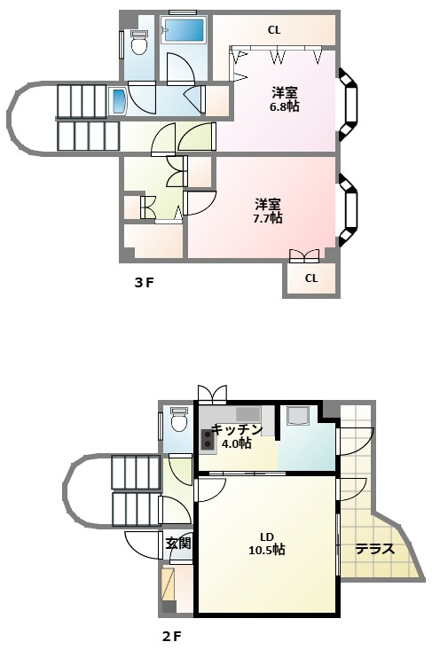 ポイントリューズの間取り