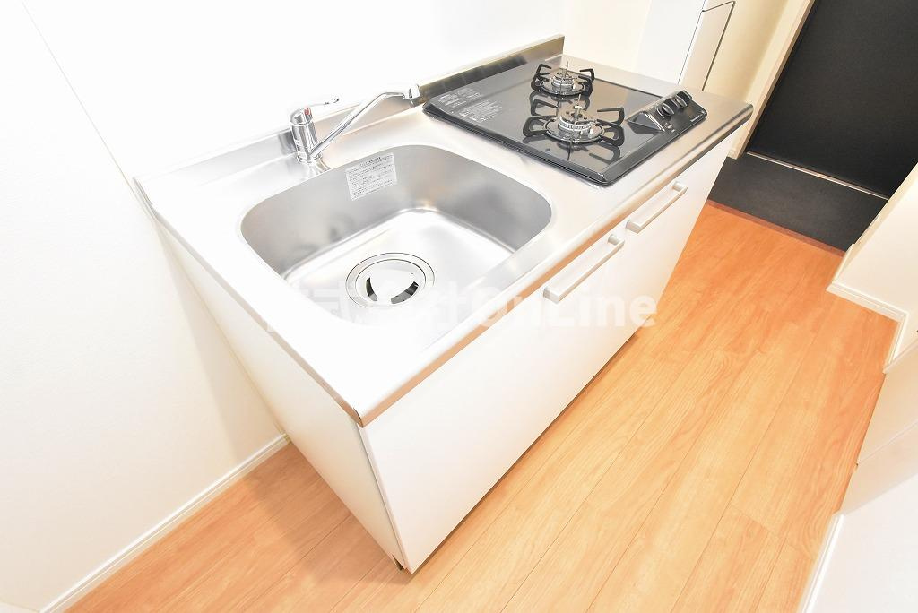 八尾市本町５丁目の賃貸マンションのキッチン