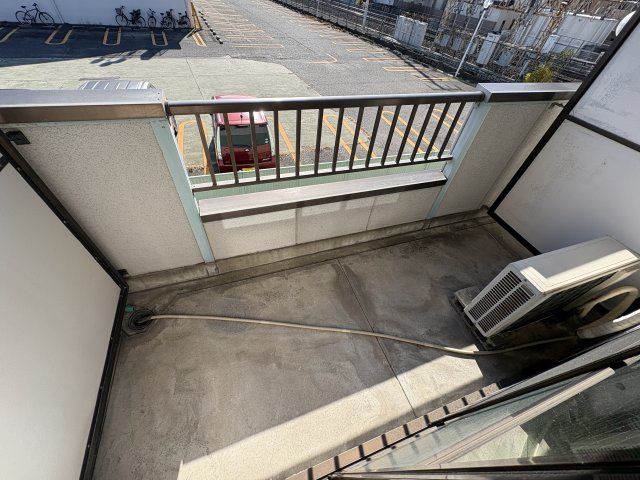 明石市藤江の賃貸マンションのバルコニー