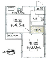 【間取り】 | シャトー梅田