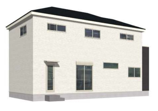 京都郡苅田町尾倉4丁目1期の外観パース