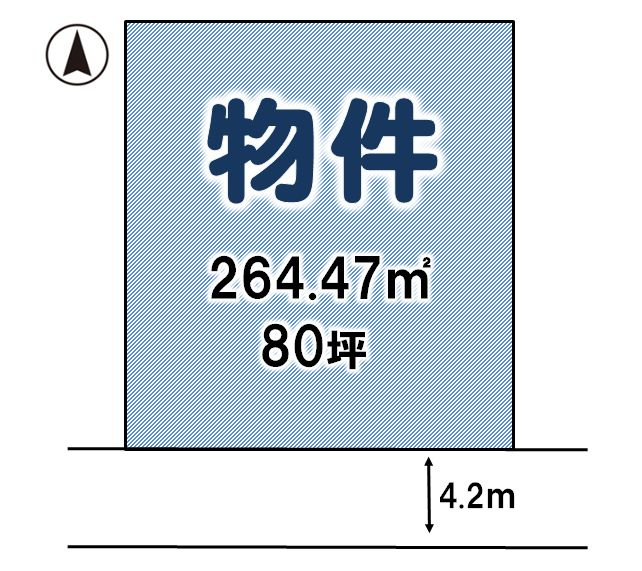 古河市諸川の土地図