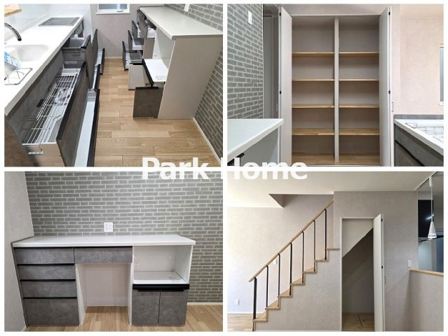 高知市秦南町2丁目 新築戸建ての収納|カップボード＆パントリー