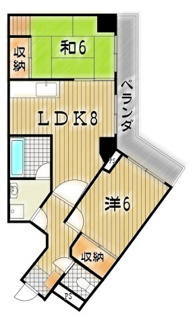 【間取り】 | ライオンズマンション牧志第二