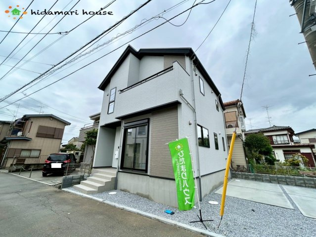 上尾市原市15期　新築戸建　ずっとプラス01の前面道路含む現地写真