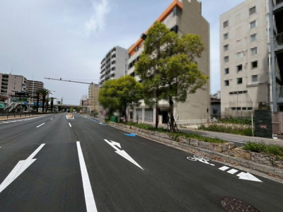 【前面道路含む現地写真】 | 竜神橋町１丁　売土地 | 【フェニックス通りに面してます】
店舗や事務所にもいいですね♪是非現地にてご確認ください！
