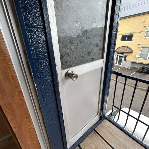 室蘭市宮の森町3丁目17-8戸建のバルコニー