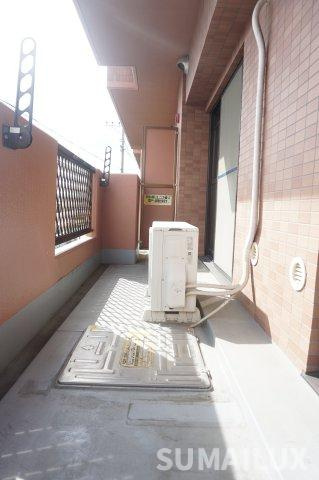 スカイマンション幾久富のバルコニー