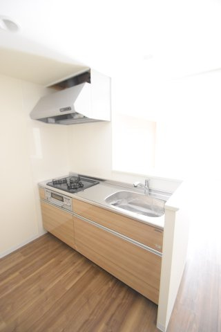 大阪市城東区新喜多１丁目の賃貸マンションのキッチン