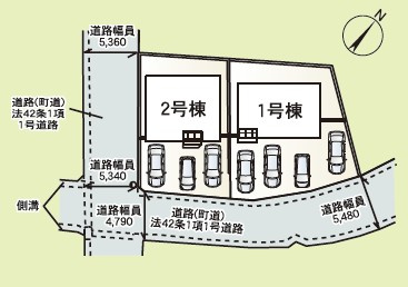 ＼☆ご成約時キャッシュバック☆／　CG与那原町板良敷第6-1号棟の区画図
