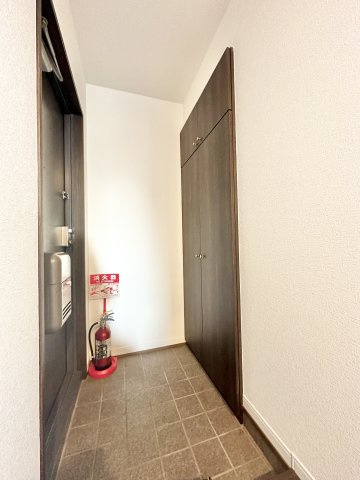 アーバンライフ江西Bの玄関|落ち着きのある玄関ドア。広いポーチが魅力的です。
