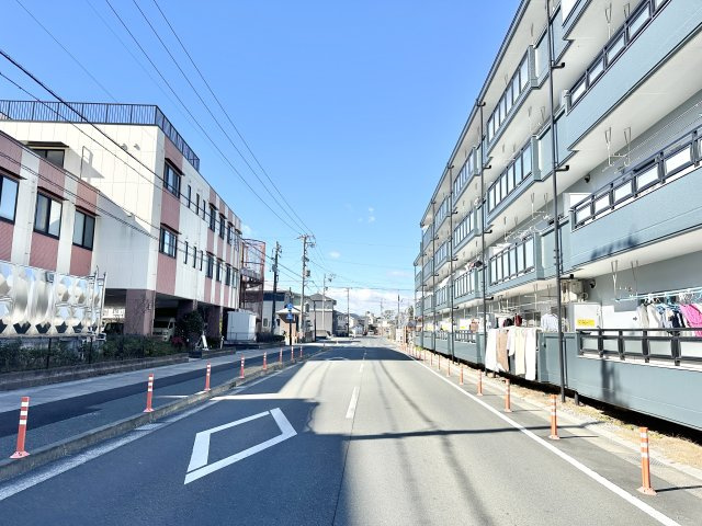 アーバンライフ江西Bの周辺|前面道路西側を向いて撮影しました！