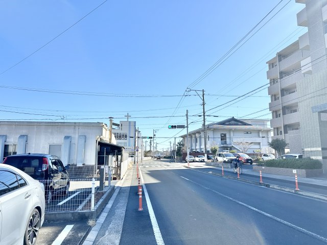 アーバンライフ江西Bの周辺|前面道路東側を向いて撮影しました！