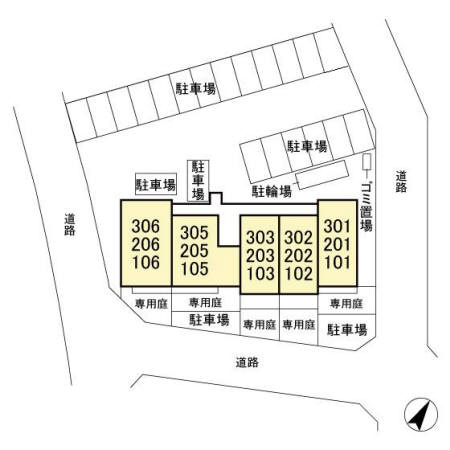 アユメノの区画図