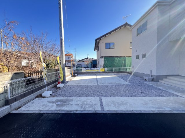 新築　富岡市富岡第13　Livele Garden.S　3号棟の駐車場|　駐車スペースは並列2台分可能です！
