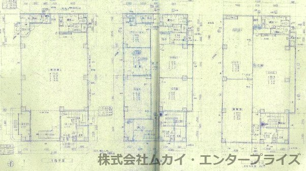 御幣島倉庫兼事務所の間取り