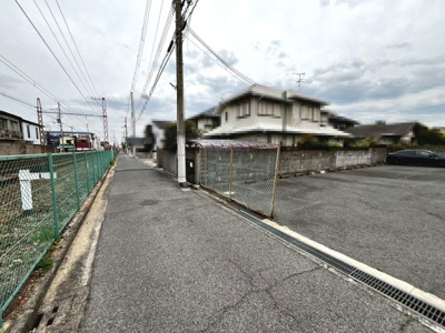 【前面道路含む現地写真】 | 浜寺諏訪森町東３丁　売土地　全２区画 | 建築条件無ですので、個性溢れる住まいを実現させてくださいね♪