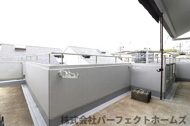 星和菊ヶ丘ハイツのバルコニー|広々としたバルコニーです