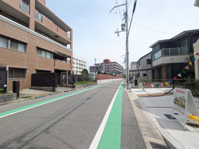 【前面道路含む現地写真】 | 西宮市　南甲子園３丁目　中古戸建