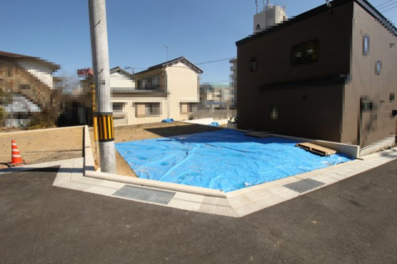 石立町　建築条件付き　売土地　6号地　（全8区画）の土地図|６号地　土地面積　122.2㎡　（約36.96坪）