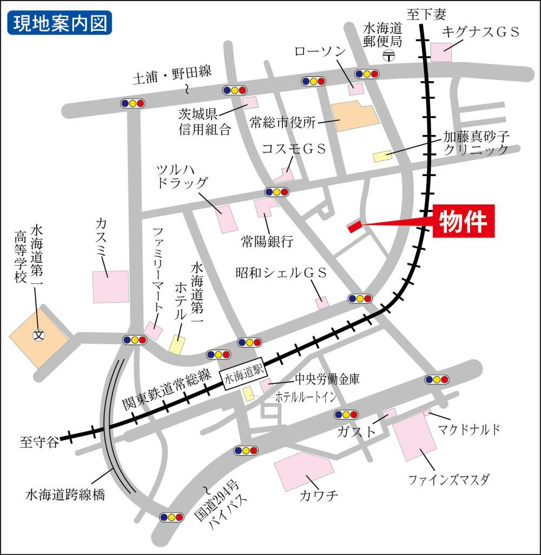 【地図】 | 水海道諏訪町２９９７－５倉庫