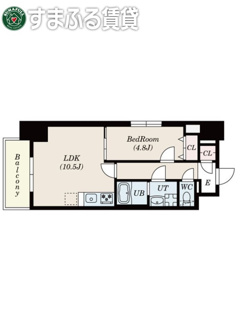 【間取り】 | S－RESIDENCE岡崎公園aureate　岡崎市板屋町