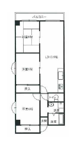 雄湊ハーバービューハイツの間取り
