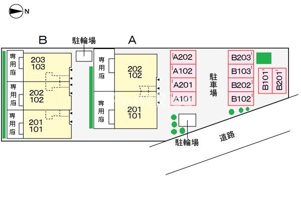 さくらＢの区画図